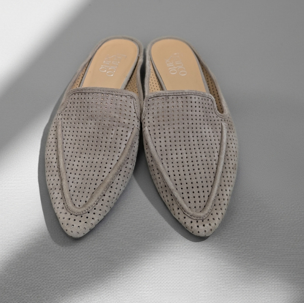 Franco Sarto Women's Gray Mules